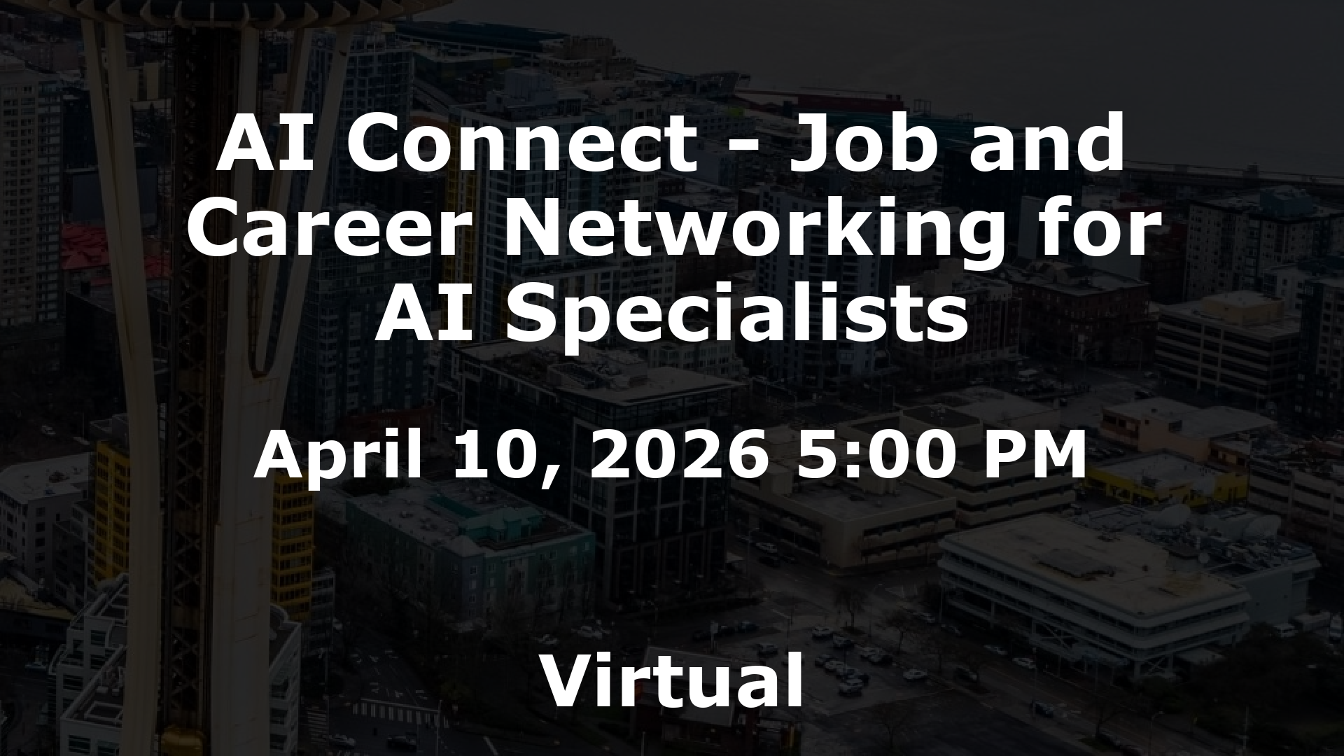 AI Connect - Job and Career Networking for AI Specialists event image